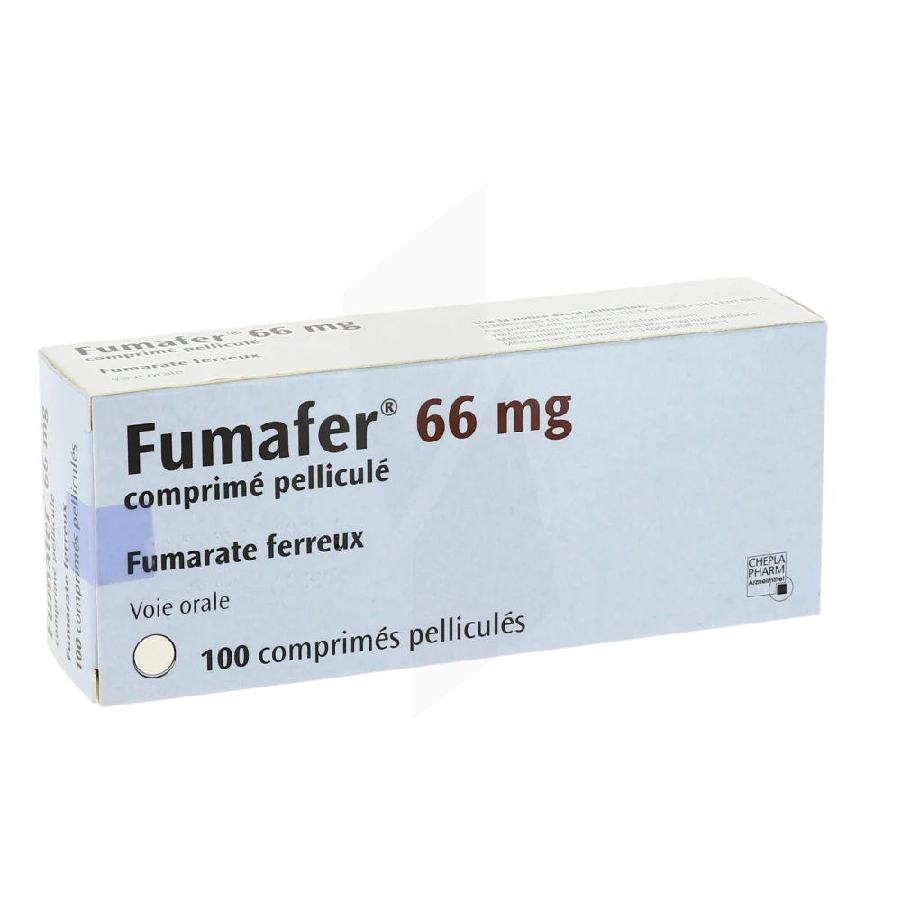 Fumafer 66 Mg, Comprimé Pelliculé Fl/100