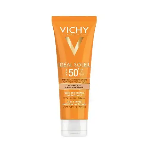 Vichy Capital Soleil Spf50+ Crème Soin Anti-taches 3 En 1 Teinté T/50ml