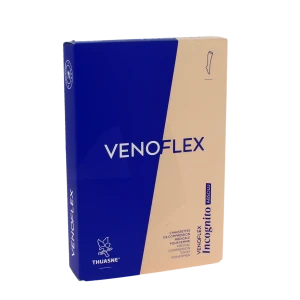 Venoflex Incognito Absolu 2 Chaussette Pied Ouvert Femme Naturel Taille 1l