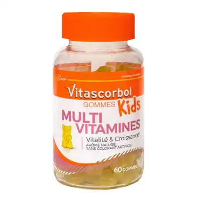 Vitascorbol Kids Multivitamines Gommes Pot/60 à Marseille