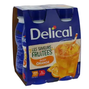 Delical Fruitee Nutrim Sav Orange 4 Bouteilles De 200 Ml à Ottmarsheim