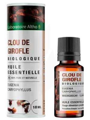 Laboratoire Altho Huile Essentielle Clou De Girofle Bio 10ml à Auterive