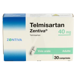 Telmisartan Zentiva 40 Mg, Comprimé