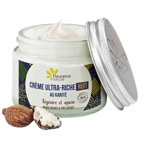 Fleurance Nature Crème De Nuit Ultra-riche Au Karité Pot/50ml