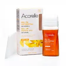 Acheter ACORELLE CIRE ORIENTALE BIO YLANG YLANG ROLL ON Flacon 100ml avec applicateur Roll’on + 10 bandes lavables, réutilisables à Avon