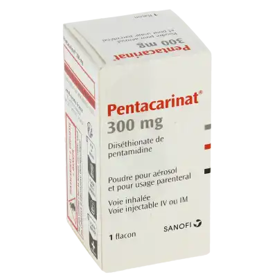 Pentacarinat 300 Mg, Poudre Pour Aérosol Et Pour Usage Parentéral à Seysses