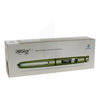 Allstar Pro Stylo Injecteur Insuline Argent 3ml 1ui à Angers