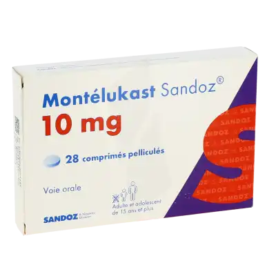 Montelukast Sandoz 10 Mg, Comprimé Pelliculé à BRUGES