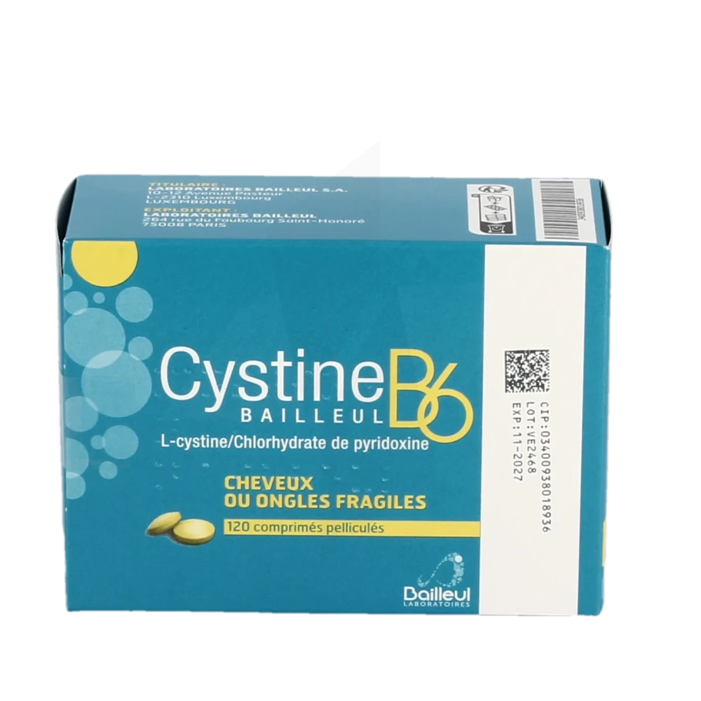 Apothical - Cystine B6 Bailleul, Comprimé Pelliculé (CHLORHYDRATE ...