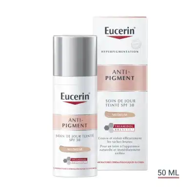 Eucerin Anti-pigment Jour Cr Soin TeintÉ Medium Fl Pompe/50ml à PODENSAC