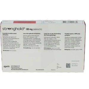 Stronghold 120 Mg Solution Pour Spot-on Pour Chiens 10,1 - 20 Kg, Solution Pour Spot-on