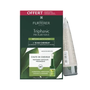 Rene Furterer Triphasic Progressive Sérum Anti-chute 8fl/5,5ml+shampooing 100ml