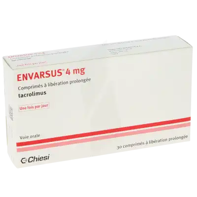 Envarsus 4 Mg, Comprimé à Libération Prolongée à TOULOUSE