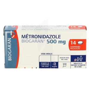 Metronidazole Biogaran 500 Mg, Comprimé Pelliculé