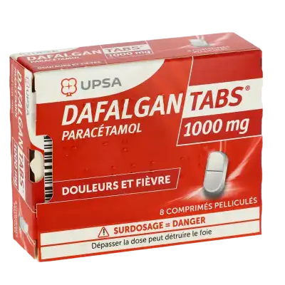 Dafalgantabs 1000 Mg, Comprimé Pelliculé à DIJON