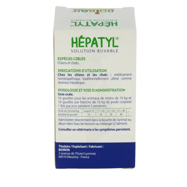 Boiron Hepatyl Solution Buvable Fl/30ml