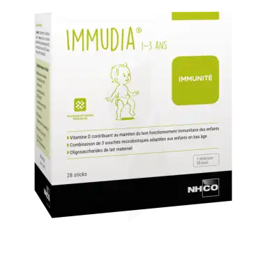 Nhco Optimage Immudia® 1-3 Ans Poudre 28 Sticks à MIRAMONT-DE-GUYENNE