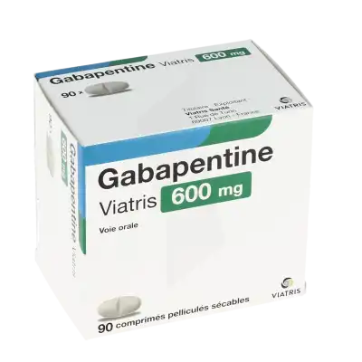 Gabapentine Viatris 600 Mg, Comprimé Pelliculé Sécable à La Ricamarie