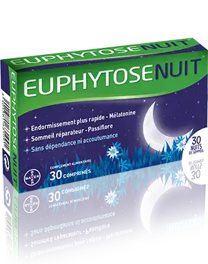 Euphytose Nuit Comprimés Enrobés B/30 à CHAMPAGNOLE