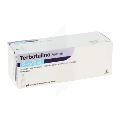Terbutaline Viatris 5 Mg/2 Ml, Solution Pour Inhalation Par Nébuliseur En Récipient Unidose à La Ricamarie