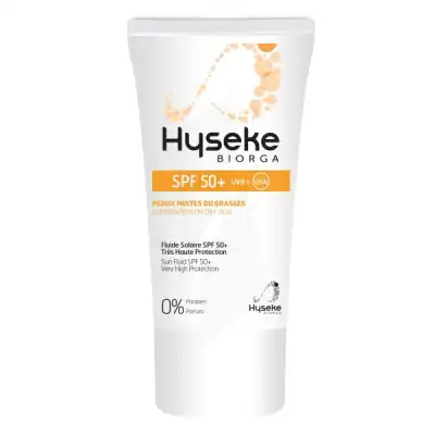 HYSEKE SPF50+ Fluide visage peau sensible T/40ml