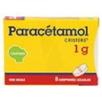 Paracetamol Cristers 1 G, Comprimé Sécable
