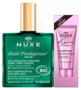 Nuxe Huile Prodigieuse Néroli Bio Fl/100ml+shampooing