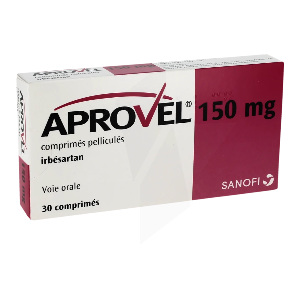 Aprovel 150 Mg, Comprimé Pelliculé