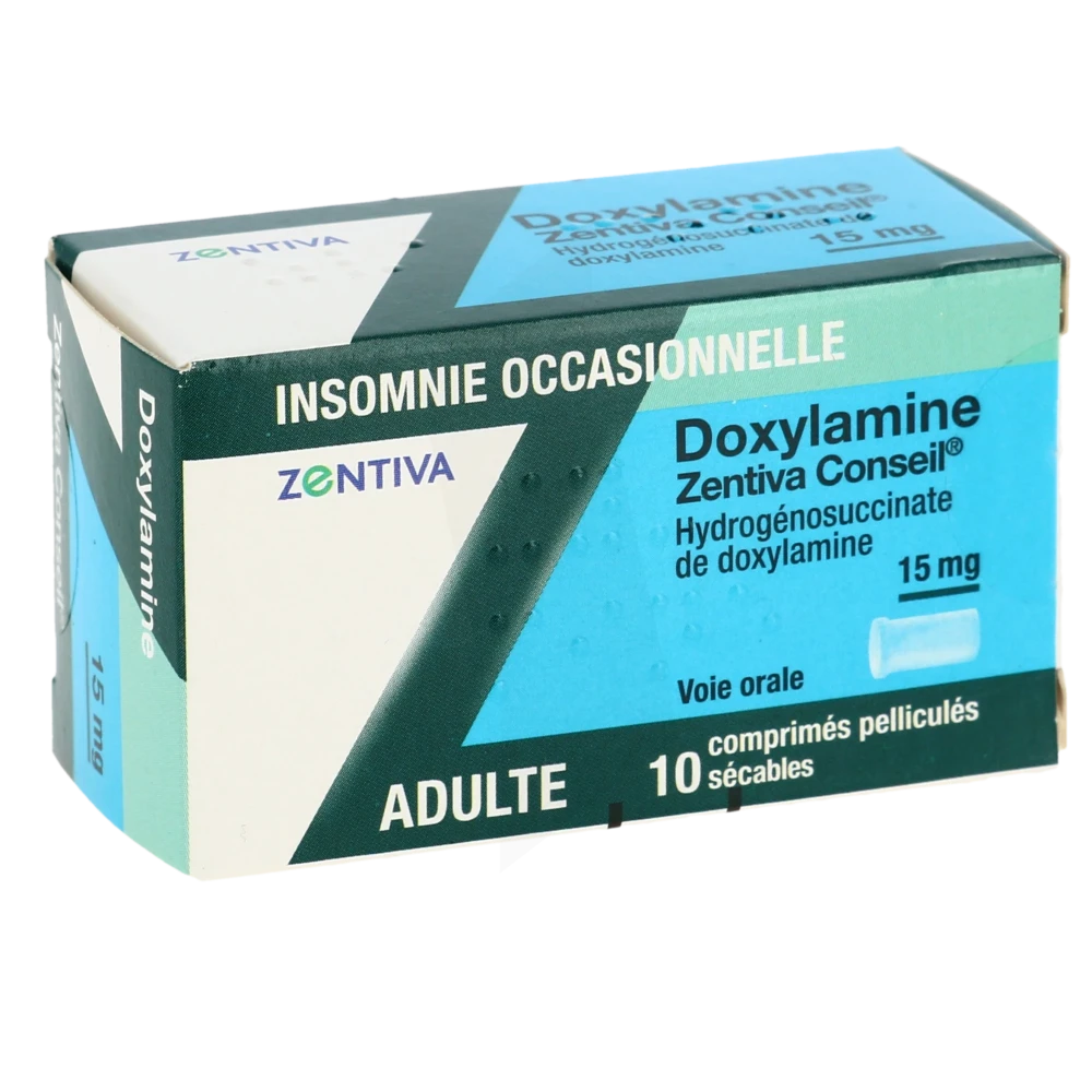 Doxylamine Zentiva Conseil 15 Mg, Comprimé Pelliculé Sécable