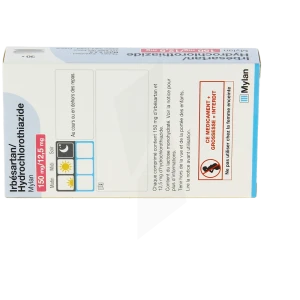 Irbesartan/hydrochlorothiazide Viatris 150 Mg/12,5 Mg, Comprimé