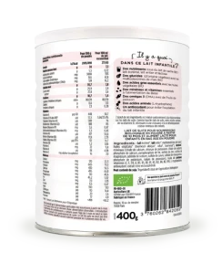 Popote Lait Infantile Croissance Bio 400g