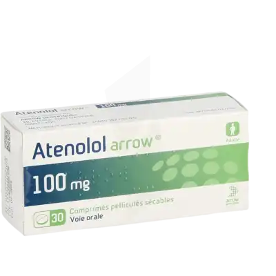 Atenolol Arrow 100 Mg, Comprimé Pelliculé Sécable à STRASBOURG