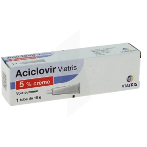Aciclovir Viatris 5 %, Crème