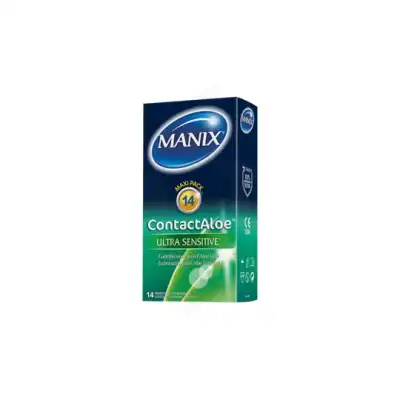 Manix Contact PrÉservatif Aloe LubrifiÉs B/14 à Villenave D'Ornon