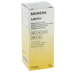 Siemens Labstix Bandelettes Réactives Pour Analyse D'urine B/100