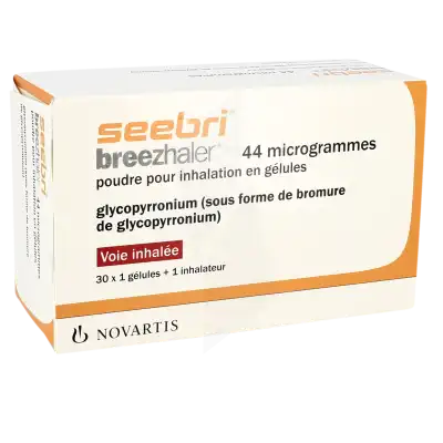 Seebri Breezhaler 44 Microgrammes, Poudre Pour Inhalation En Gélule à CUISERY