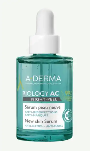 Aderma Biology Ac Night-peel Sérum Fl Pipette/30ml