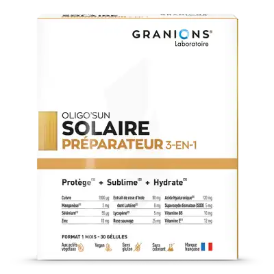Oligo'sun - Préparateur Solaire 3-en-1 - Format 1 Mois à TOURCOING