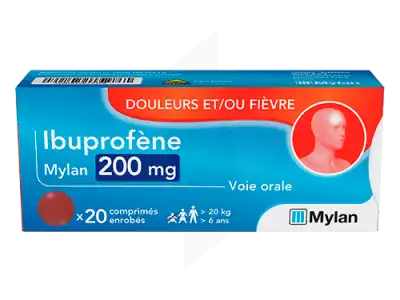Ibuprofene Mylan 200 Mg, Comprimé Enrobé à SAINT-SAENS