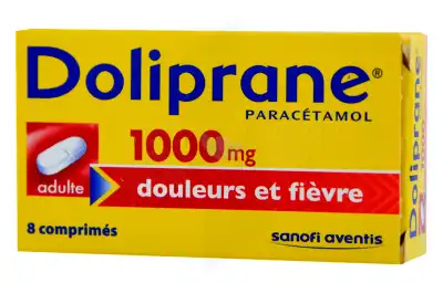 Doliprane 1000 Mg Comprimés Plq/8 à AMBARÈS-ET-LAGRAVE