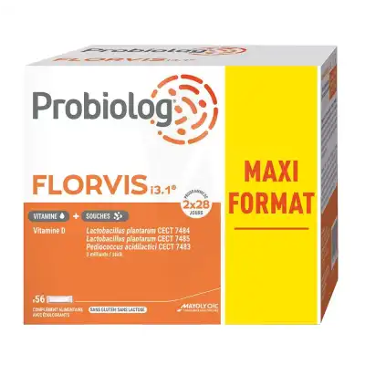 Probiolog Florvis Poudre Orodispersible 2x28 Sticks à Abbeville