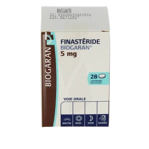 Finasteride Biogaran 5 Mg, Comprimé Pelliculé