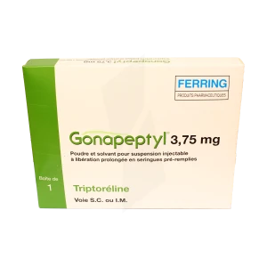 Gonapeptyl 3,75 Mg, Poudre Et Solvant Pour Suspension Injectable à Libération Prolongée En Seringues Pré-remplies