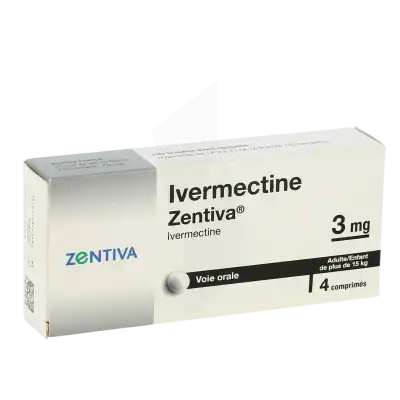 Ivermectine Zentiva 3 Mg, Comprimé à CUISERY
