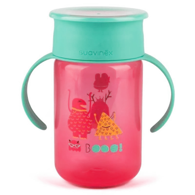 Suavinex Tasse 360° +6mois Rose 200ml à BOURG-SAINT-MAURICE