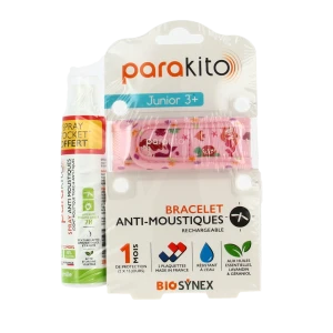 Parakito Bracelet Anti-moustique Junior Sirène +spray Offert 30ml