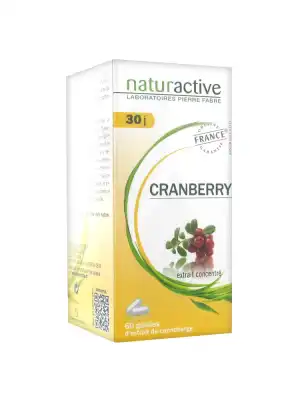 Naturactive Phytothérapie Cranberry Gélules B/60 à AMBARÈS-ET-LAGRAVE