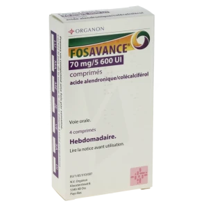 Fosavance 70 Mg/5600 Ui, Comprimé