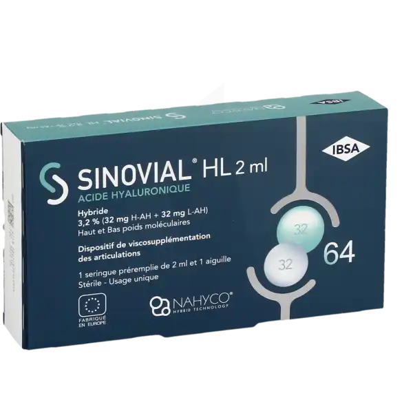 Sinovial Hl Solution Injectable 3,2 % Seringue/2ml