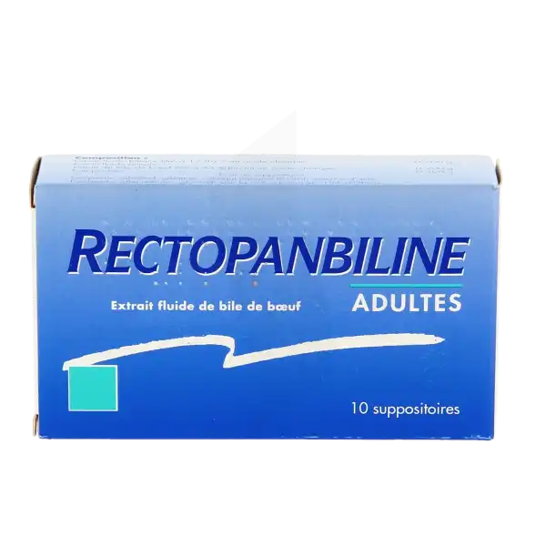 Rectopanbiline Adultes, Suppositoire